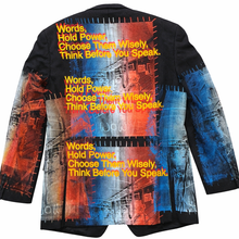 Load image into Gallery viewer, The Words Hold Power Life Is Service Blazer
