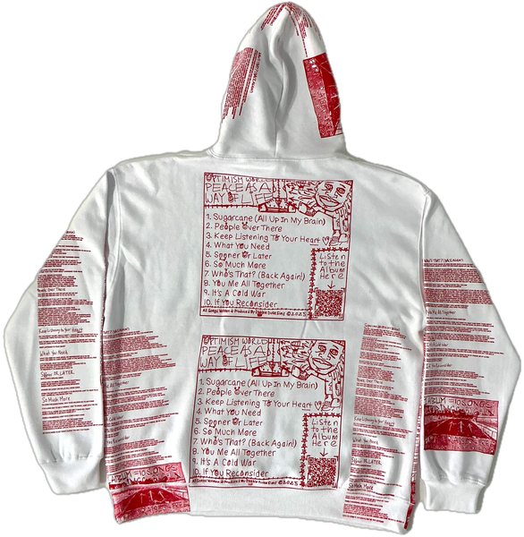 Optimism World Peace As A Way Of Life (The Wearable Album) Hoodie (Size 2X)