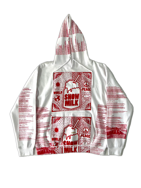 Optimism World Peace As A Way Of Life (The Wearable Album) Hoodie (Size XLarge)