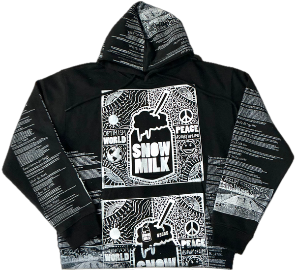 Optimism World Peace As A Way Of Life (The Wearable Album) Hoodie (Size Medium)