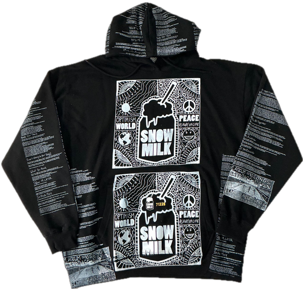 Optimism World Peace As A Way Of Life (The Wearable Album) Hoodie (Size 2XL)