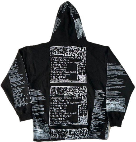 Optimism World Peace As A Way Of Life (The Wearable Album) Hoodie (Size 2XL)