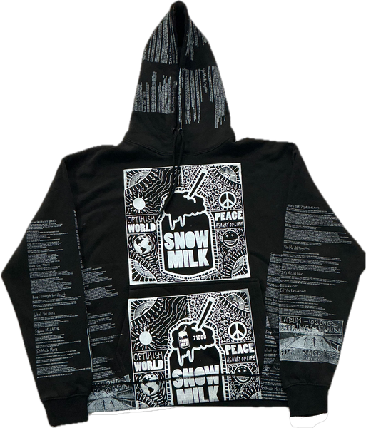 Optimism World Peace As A Way Of Life (The Wearable Album) Hoodie (Size XL)