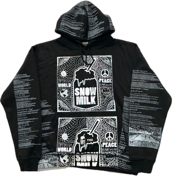 Optimism World Peace As A Way Of Life (The Wearable Album) Hoodie (Size XL)