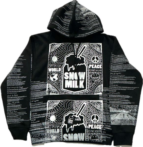 Optimism World Peace As A Way Of Life (The Wearable Album) Hoodie (Size Small)