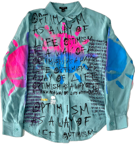 Optimism As A Way Of Life Shirt (Size Small)