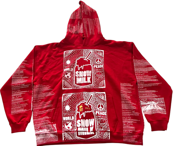 Optimism World Peace As A Way Of Life (The Wearable Album) Hoodie (Size 3XL)