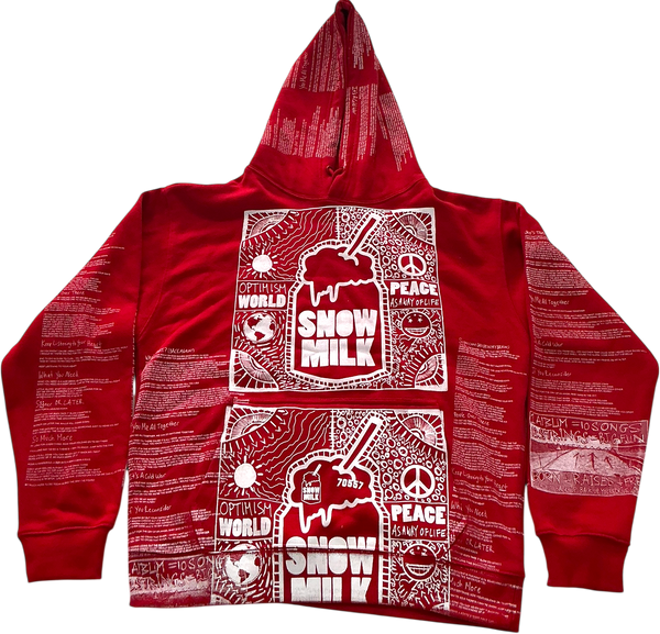 Optimism World Peace As A Way Of Life (The Wearable Album) Hoodie (Size Medium)