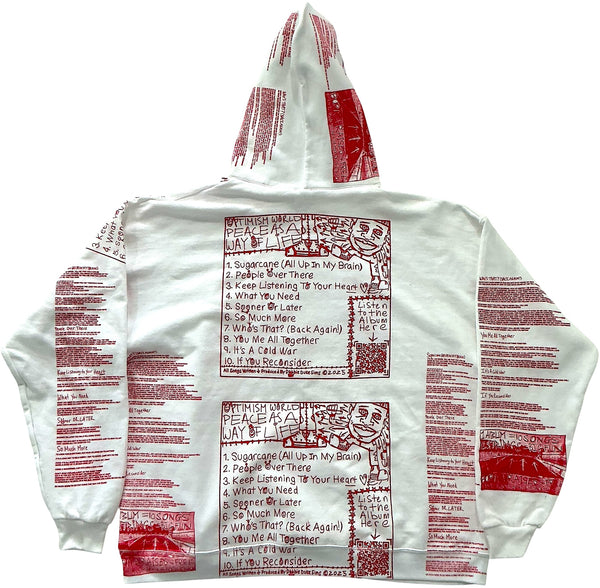 Optimism World Peace As A Way Of Life (The Wearable Album) Hoodie (Size 2XL)