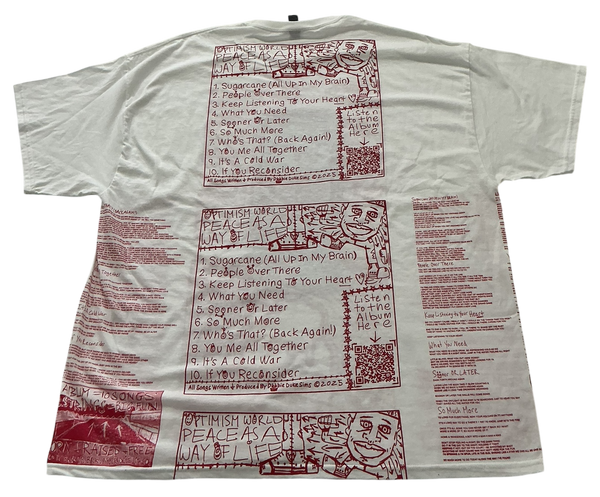 Optimism World Peace As A Way Of Life (The Wearable Album) Tee (Size 2XL)