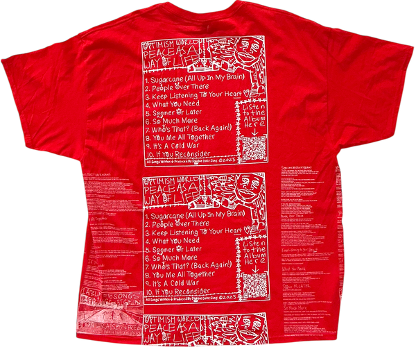 Optimism World Peace As A Way Of Life (The Wearable Album) Tee (Size 2XL)