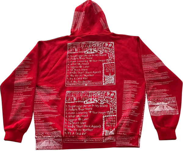 Optimism World Peace As A Way Of Life (The Wearable Album) Hoodie (Size 2XL)