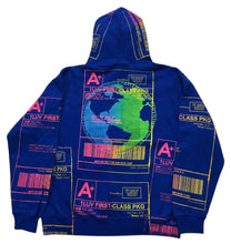 Load image into Gallery viewer, Positive Shipping Label Hoodie (Size Large)
