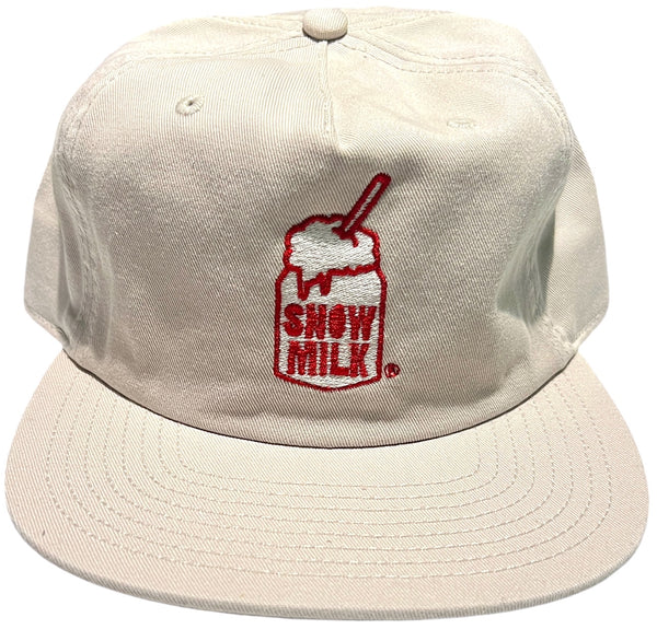 Snow Milk Five Panel Hat