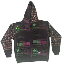 Load image into Gallery viewer, Positive Shipping Label Hoodie (Size XL)
