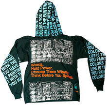 Load image into Gallery viewer, Words Hold Power Hoodie (Size Medium)
