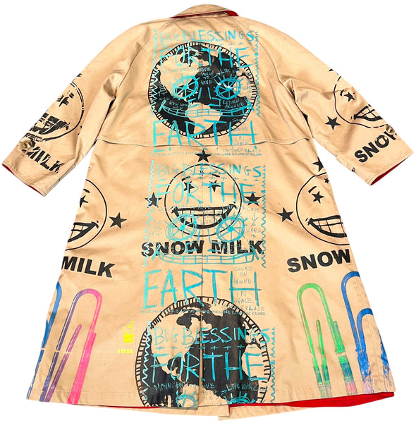 Snow Milk Kindness Trench Coat (Size Women's 12P)