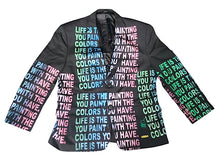 Load image into Gallery viewer, Life Is The Painting You Paint Blazer (44S)
