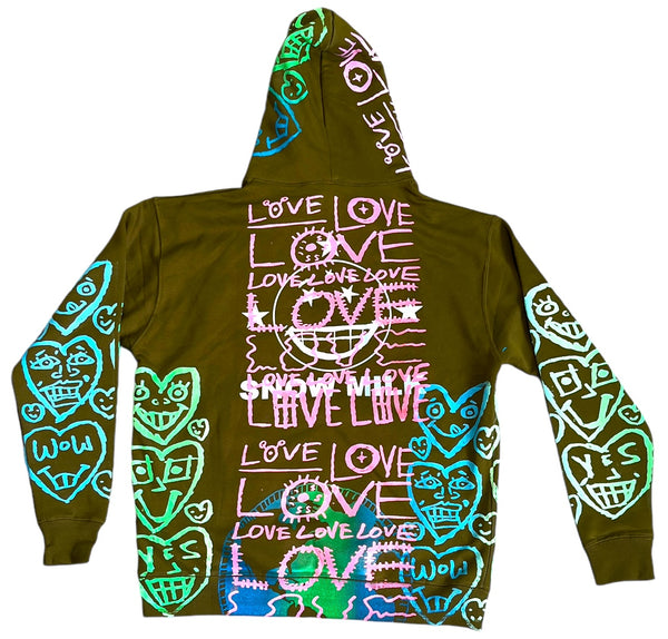 Love Love Love Hoodie (Size XL)