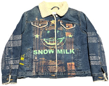 Load image into Gallery viewer, Snow Milk Kindness Denim Jacket (Size Large)
