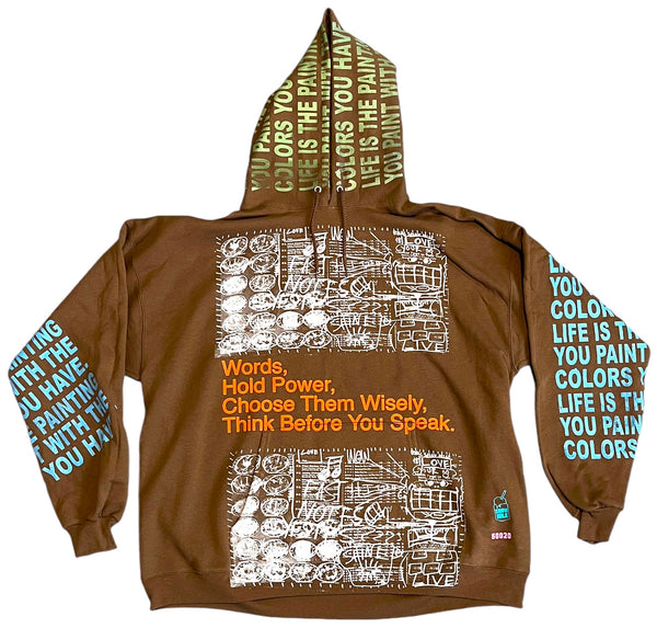 Words Hold Power Hoodie (Size 2XL)