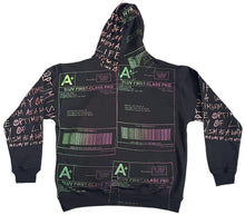 Load image into Gallery viewer, Positive Shipping Label Hoodie (Size XL)
