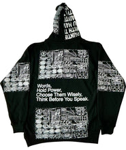 Load image into Gallery viewer, Words Hold Power Hoodie (Size Medium)
