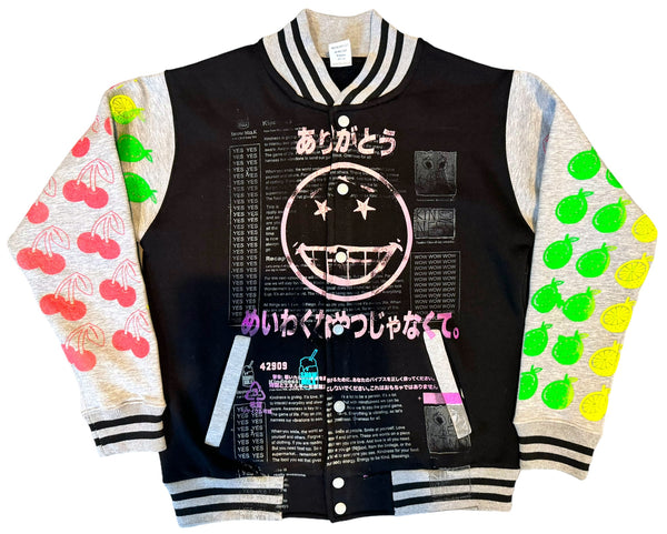 Snow Milk Kindness Varsity Jacket (Size Small)