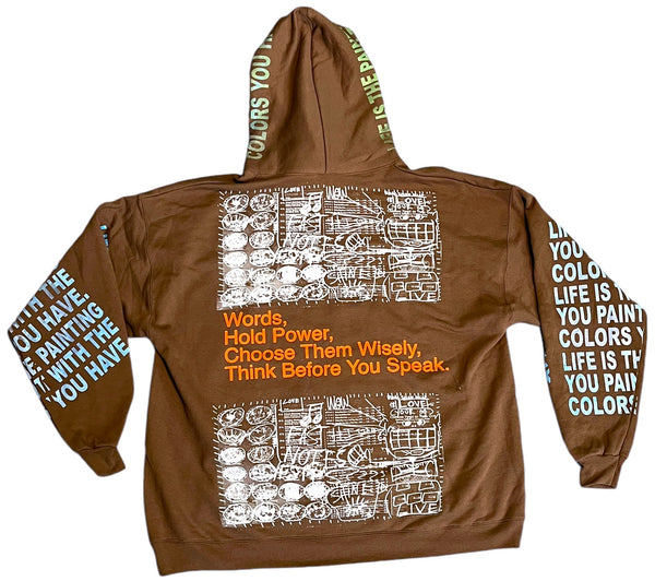 Words Hold Power Hoodie (Size 2XL)