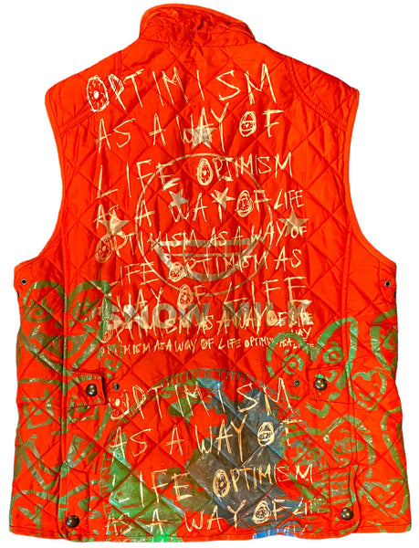 Optimism As A Way Of Life Vest (Size Medium)