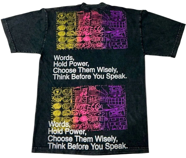 Words Hold Power Tee (Size Medium)
