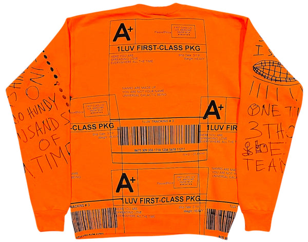 Positive Shipping Label Crewneck (Size Small)