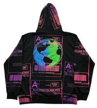 Load image into Gallery viewer, Positive Shipping Label Hoodie (Size XL)
