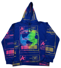 Load image into Gallery viewer, Positive Shipping Label Hoodie (Size Large)
