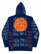 Load image into Gallery viewer, The New York Basketball Blue Hoodie (Available In All Sizes)
