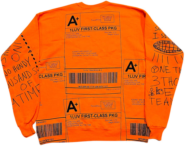 Positive Shipping Label Crewneck (Size Medium)