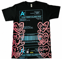 Load image into Gallery viewer, Positive Shipping Label Tee (Size Small)
