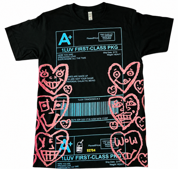 Positive Shipping Label Tee (Size Small)