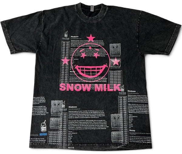 Snow Milk Kindness 6.5oz Tee (Size Large)