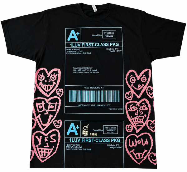 Positive Shipping Label Tee (Size XL)
