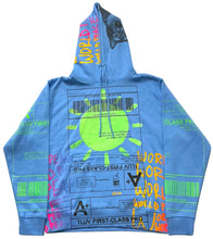 Load image into Gallery viewer, Positive Shipping Label Hoodie (Size Medium)
