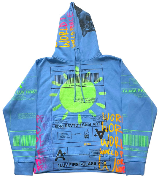 Positive Shipping Label Hoodie (Size Medium)