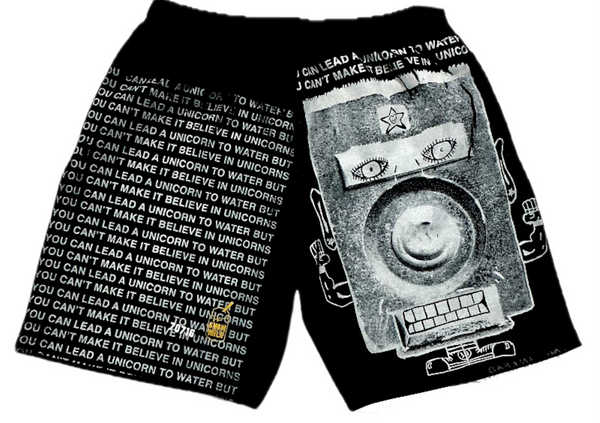 Unicorns To Water Shorts  (Size Large)