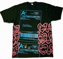 Load image into Gallery viewer, Positive Shipping Label  Tee (Size Large)
