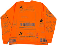 Load image into Gallery viewer, Positive Shipping Label Crewneck (Size XL)
