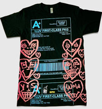 Load image into Gallery viewer, Positive Shipping Label Tee (Size Small)
