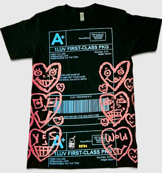 Positive Shipping Label Tee (Size Small)