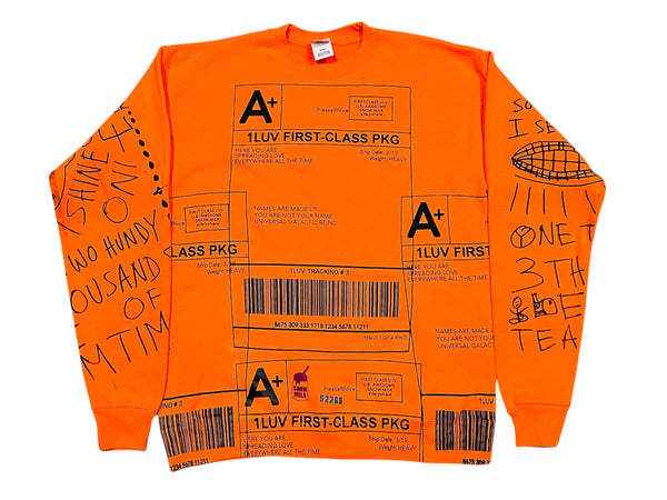 Positive Shipping Label Crewneck (Size Small)