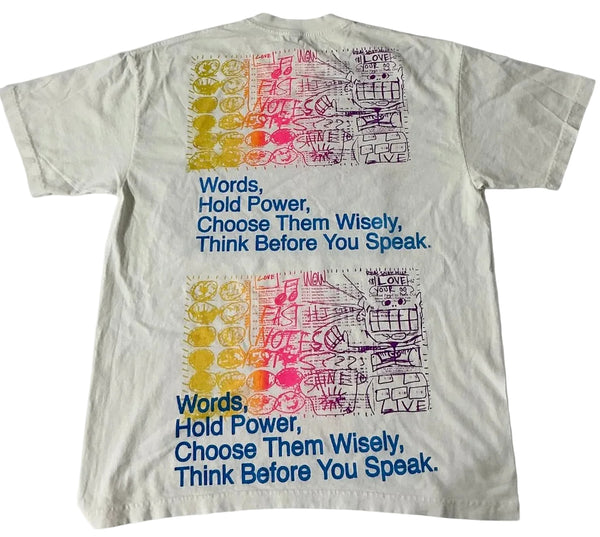 Words Hold Power 6.5oz Tee (Size Large)