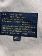 Load image into Gallery viewer, Positive Shipping Label Custom Trench Coat (Size 42L)
